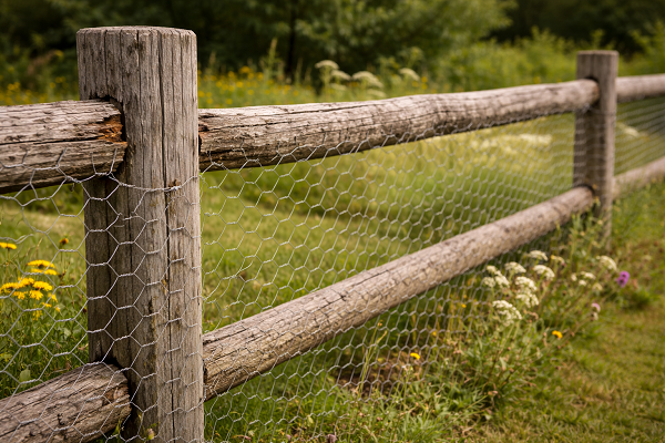 Fence repair example photo